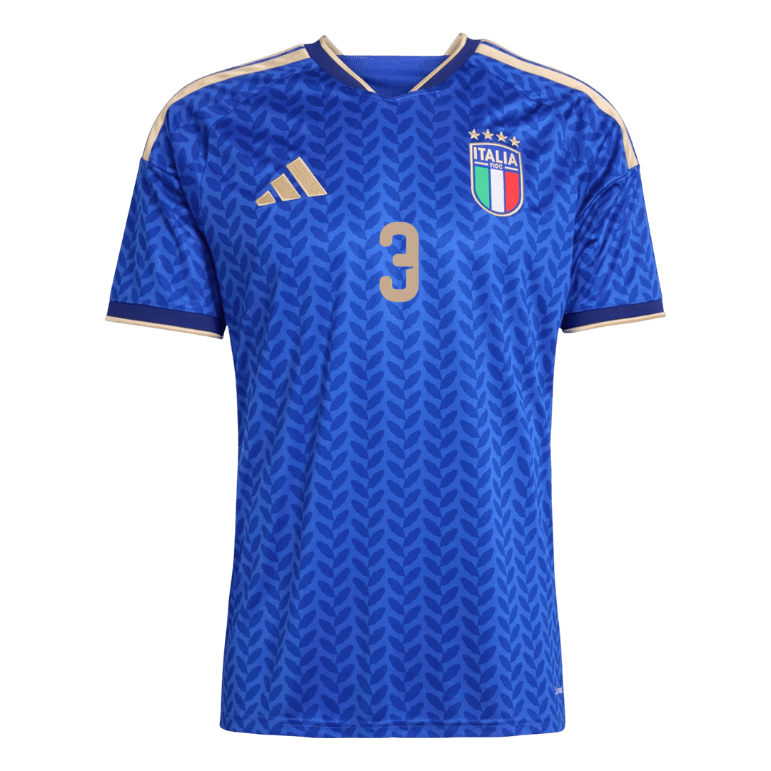DIMARCO #3 Italie Domicile Maillot 2026 Bleu - Super