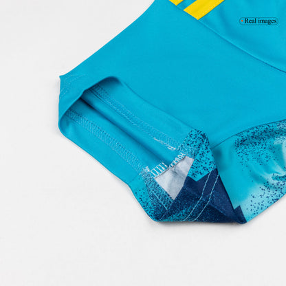 Espagne Gardien Maillot 2026 Bleu Grande Taille