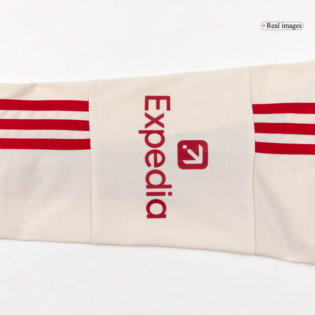 Liverpool Extérieur Maillot Manches Longues 2025/26 Blanc