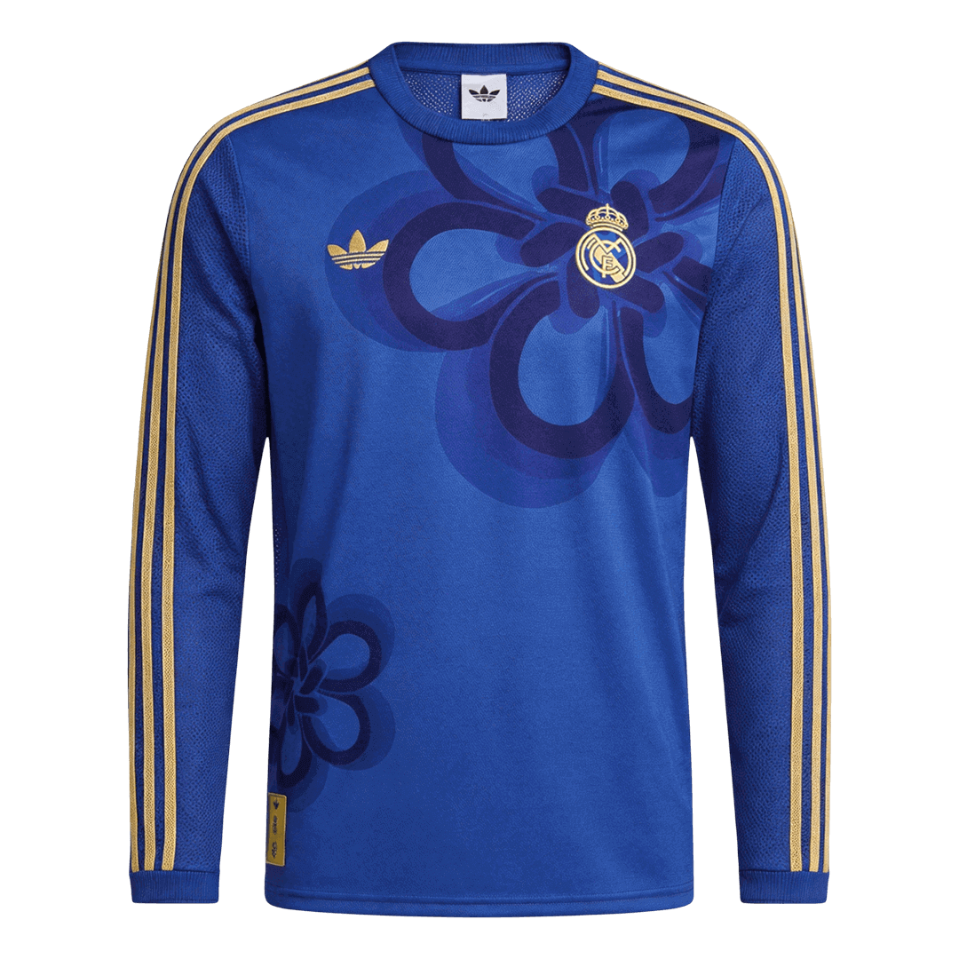 Real Madrid Maillot Manches Longues 2025/26 Bleu