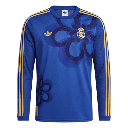 Real Madrid Maillot Manches Longues 2025/26 Bleu