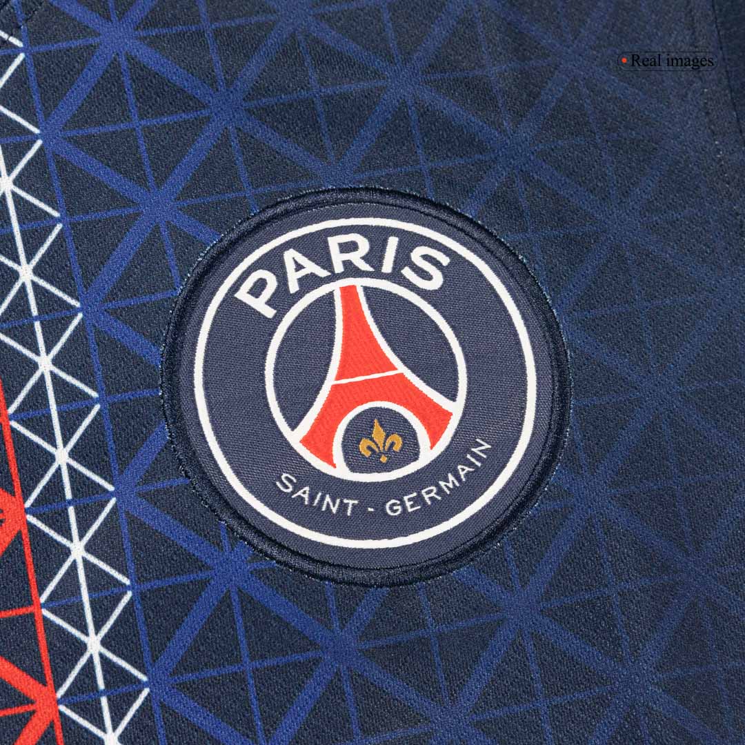 KVARATSKHELIA #7 Les Parisiens Domicile Maillot 2025/26 Bleu marine - Super
