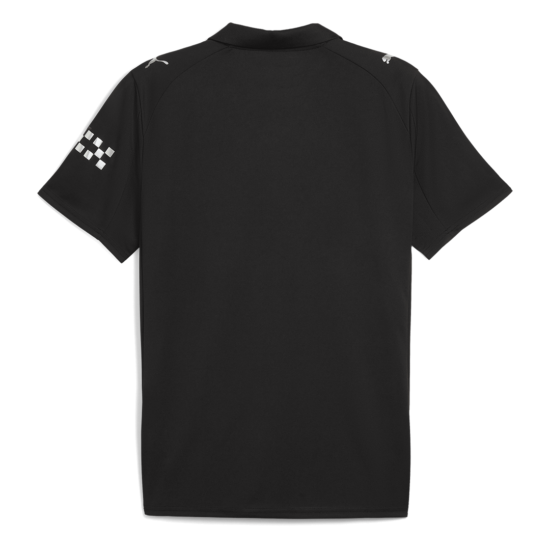 Manchester City Extérieur Maillot 2025/26 Noir Grande Taille