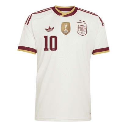 OLMO #10 Espagne Extérieur Maillot 2026 Blanc