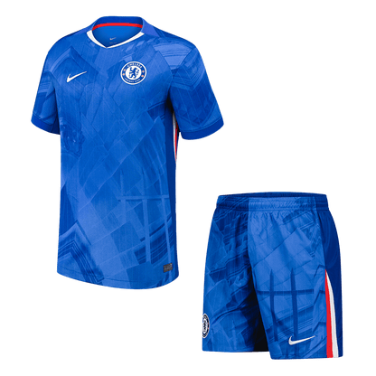 Men Chelsea Domicile Maillot Kit 2025/26 Bleu - Super