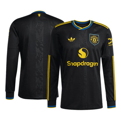Manchester United Third Maillot Manches Longues 2025/26 Noir