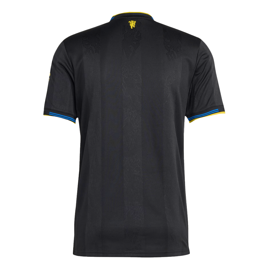 Manchester United Third Maillot 2025/26 Noir Joueur