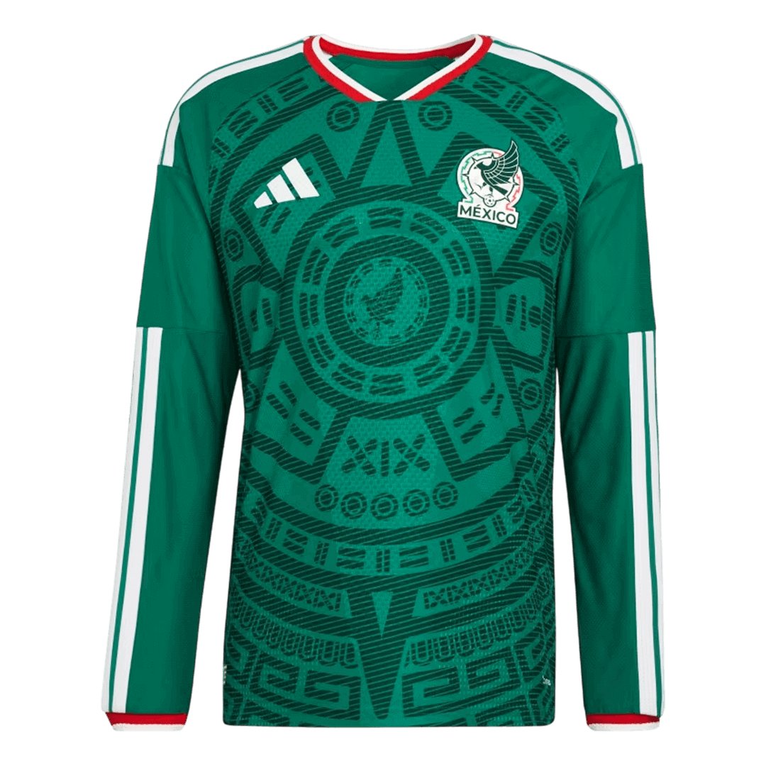 Mexique Domicile Maillot Manches Longues 2026 Vert