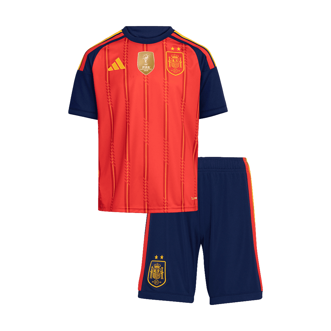 Espagne Domicile Maillot Kit 2026 Enfant Rouge