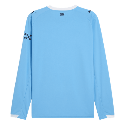Manchester City Domicile Maillot Manches Longues 2025/26 Bleu