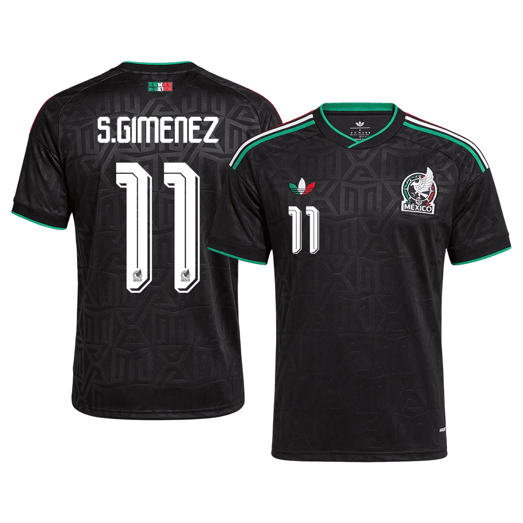 S.GIMENEZ #11 Mexique Third Maillot 2026 Noir