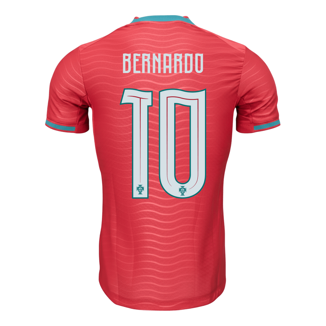 BERNARDO #10 Portugal Domicile Maillot 2026 Rouge Joueur