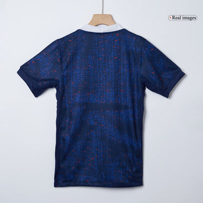 France Domicile Maillot 2025 Bleu - Euro Féminin Grande Taille