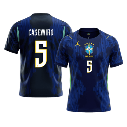 CASEMIRO #5 Brésil Extérieur Maillot 2026 Bleu marine