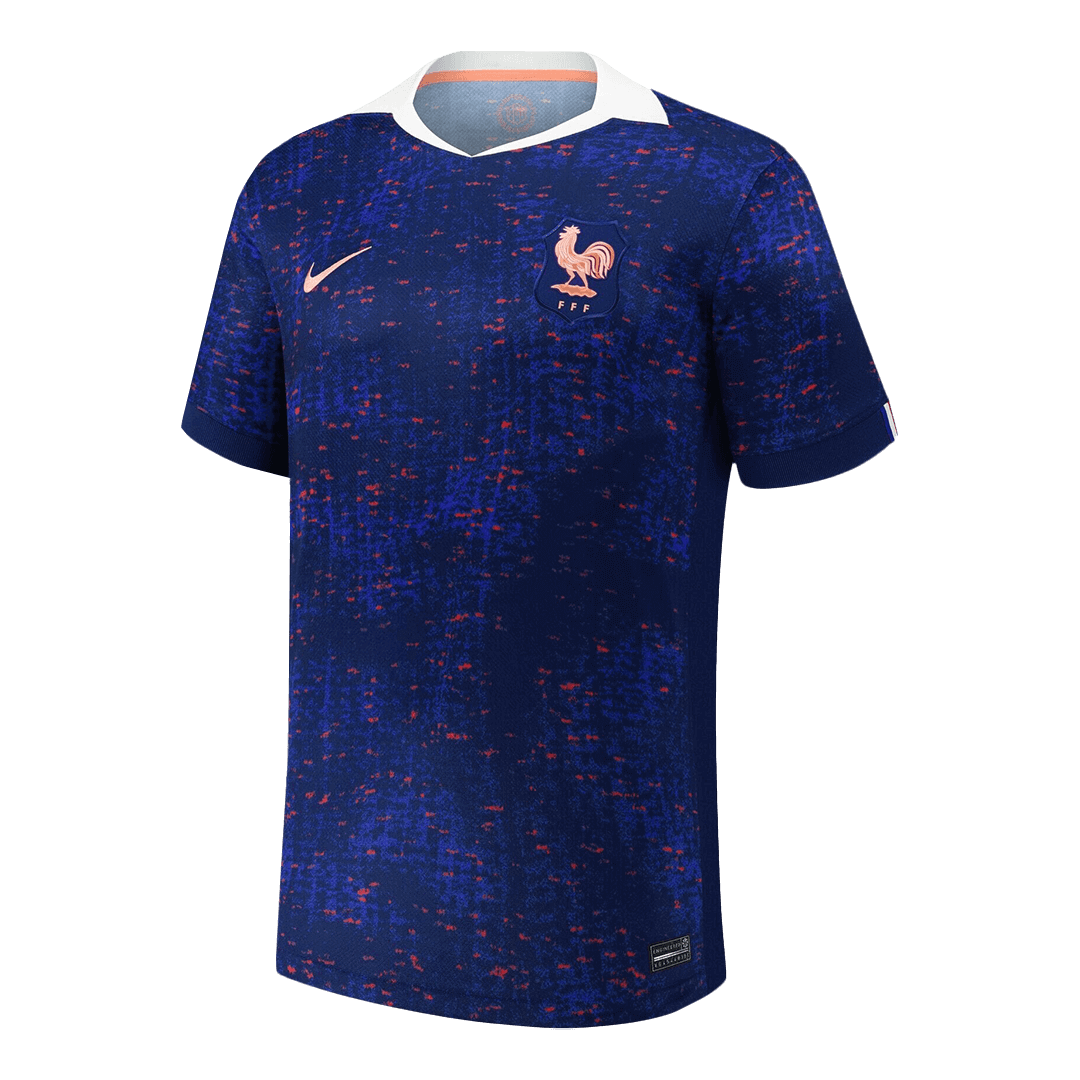 France Domicile Maillot 2025 Bleu - Euro Féminin