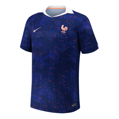 France Domicile Maillot 2025 Bleu - Euro Féminin Grande Taille