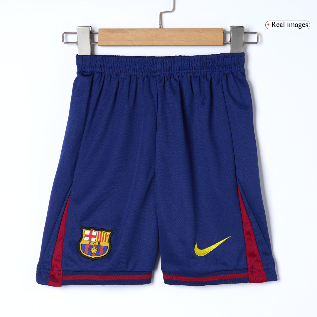 Kids Barcelone Domicile Maillot Kit 2025/26 Rouge&Bleu - Super