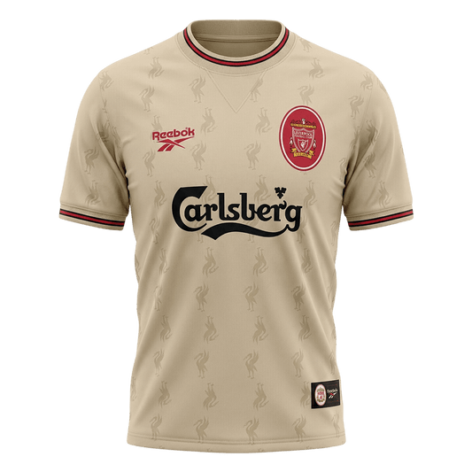 Retro Liverpool Extérieur Maillot 1996/97 Jaune