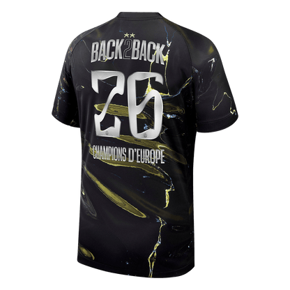 Champions of Europe #26 Les Parisiens Maillot 2025/26 Noir - CHAMPIONS OF EUROPE