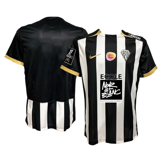 Angers SCO Domicile Maillot 2025/26 Noir&Blanc