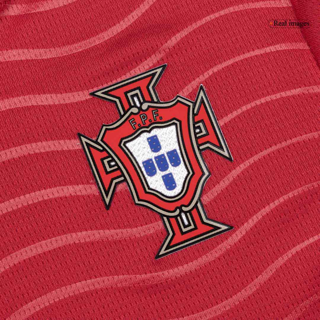 B. FERNANDES #8 Portugal Domicile Maillot Kit 2026 Enfant Rouge - Super