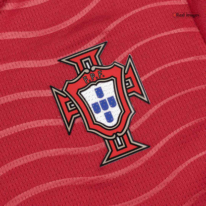 B. FERNANDES #8 Portugal Domicile Maillot Kit 2026 Enfant Rouge - Super