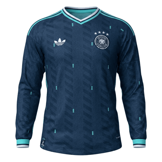 Allemagne Extérieur Maillot Manches Longues 2026 Bleu marine
