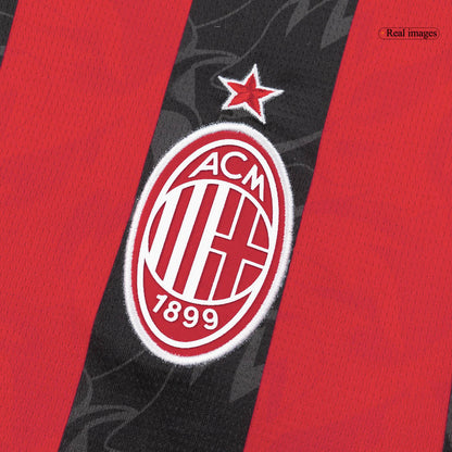 Men AC Milan Domicile Maillot Kit 2025/26 Rouge&Noir - Super