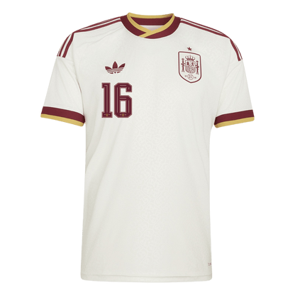RODRIGO #16 Espagne Extérieur Maillot 2026 Blanc
