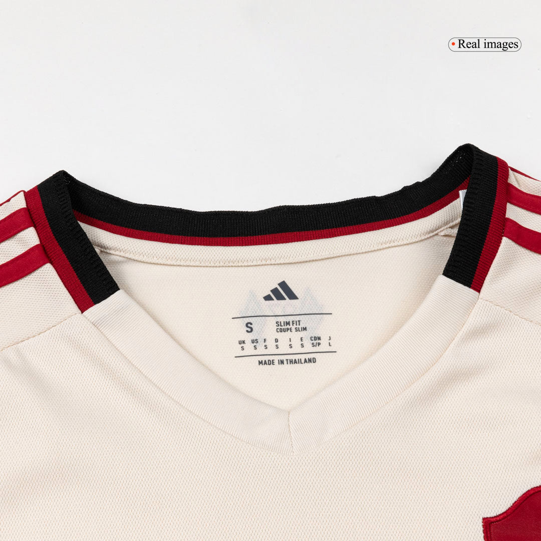 Liverpool Extérieur Maillot Manches Longues 2025/26 Blanc