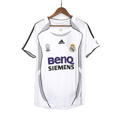 Retro Real Madrid Domicile Maillot 2006/07 Blanc