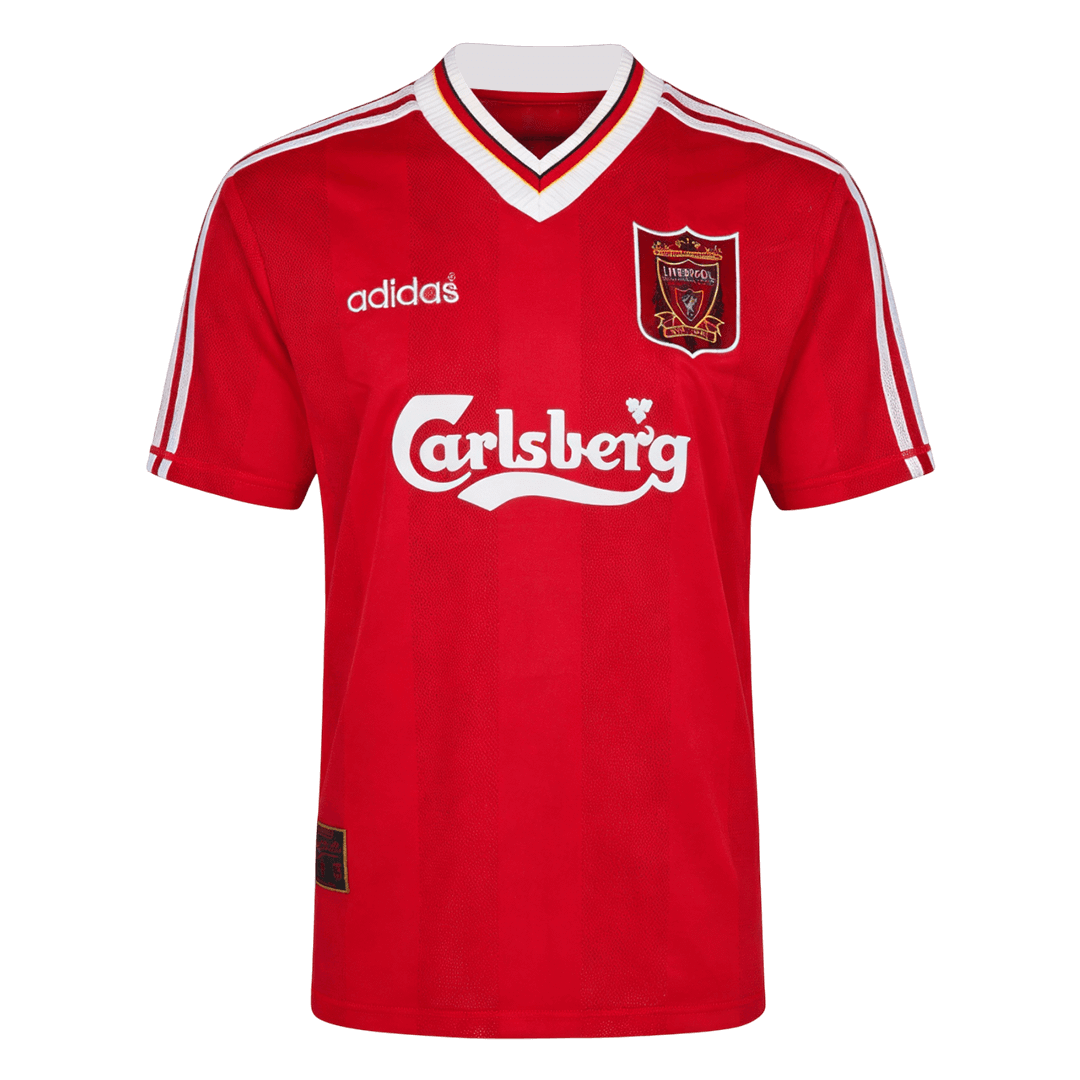 Retro Liverpool Domicile Maillot 1995/96 Rouge