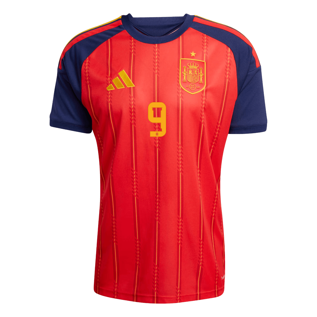 GAVI #9 Espagne Domicile Maillot 2026 Rouge - Super