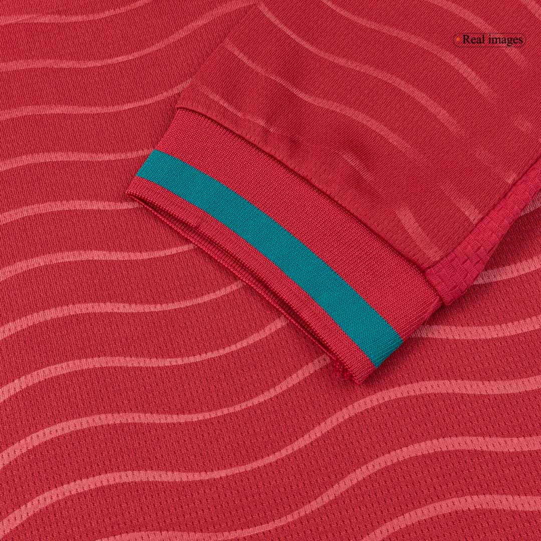 Portugal Domicile Maillot Manches Longues 2026 Rouge