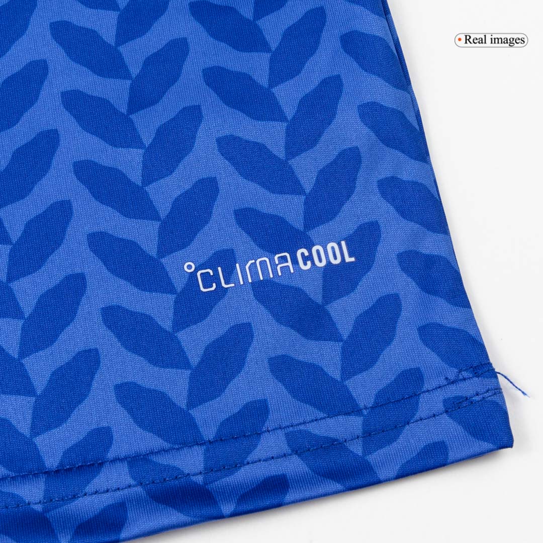 Italie Domicile Maillot Kit 2026 Enfant Bleu