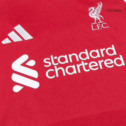 Liverpool Domicile Maillot Manches Longues 2025/26 Rouge