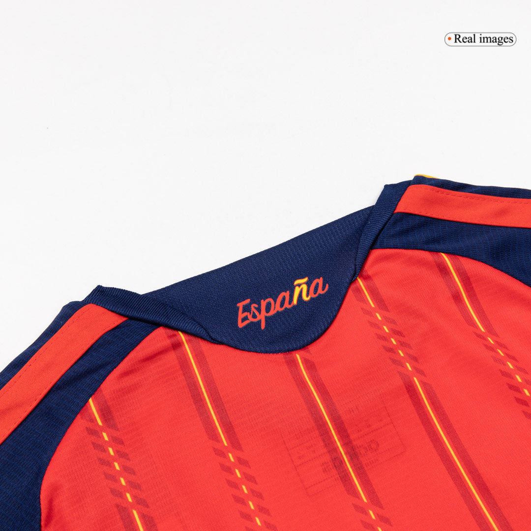 Espagne Domicile Maillot Kit 2026 Enfant Rouge - Super
