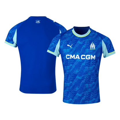 Olympique de Marseille Third Maillot 2025/26 Bleu Grande Taille