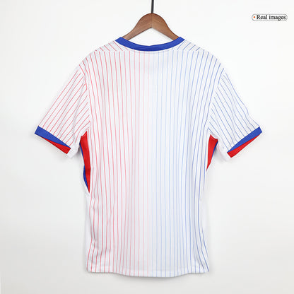 France Extérieur Maillot 2024 Blanc Grande Taille