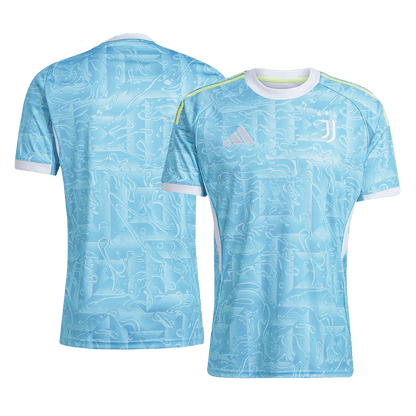 Juventus Extérieur Maillot 2025/26 Bleu Grande Taille