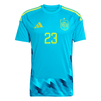 UNAI SIMÓN #23 Espagne Gardien Maillot 2026 Bleu