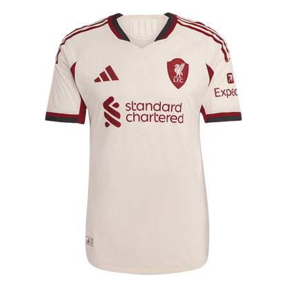 Liverpool Extérieur Maillot 2025/26 Blanc Joueur