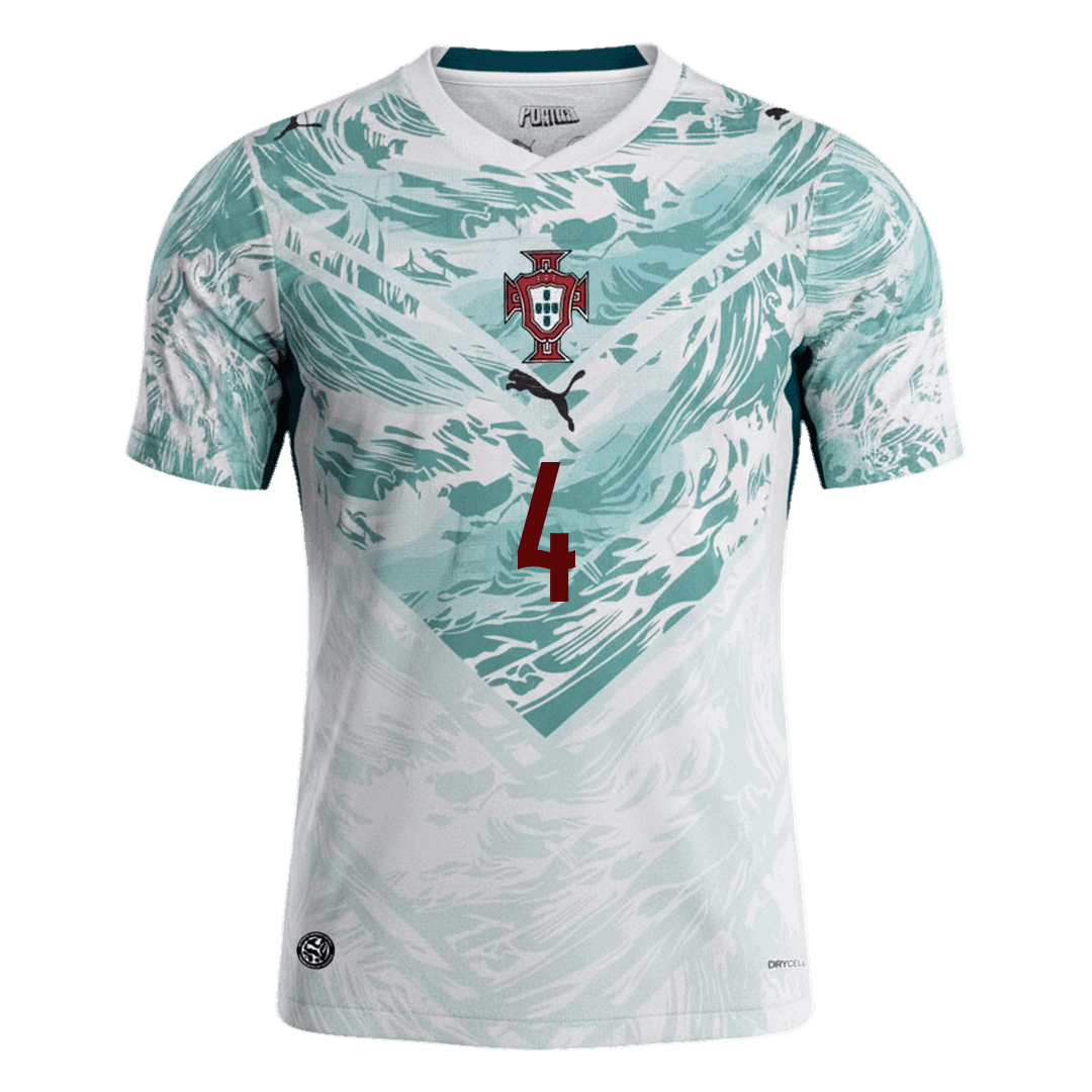 RÚBEN DIAS #4 Portugal Extérieur Maillot 2026 White&Green