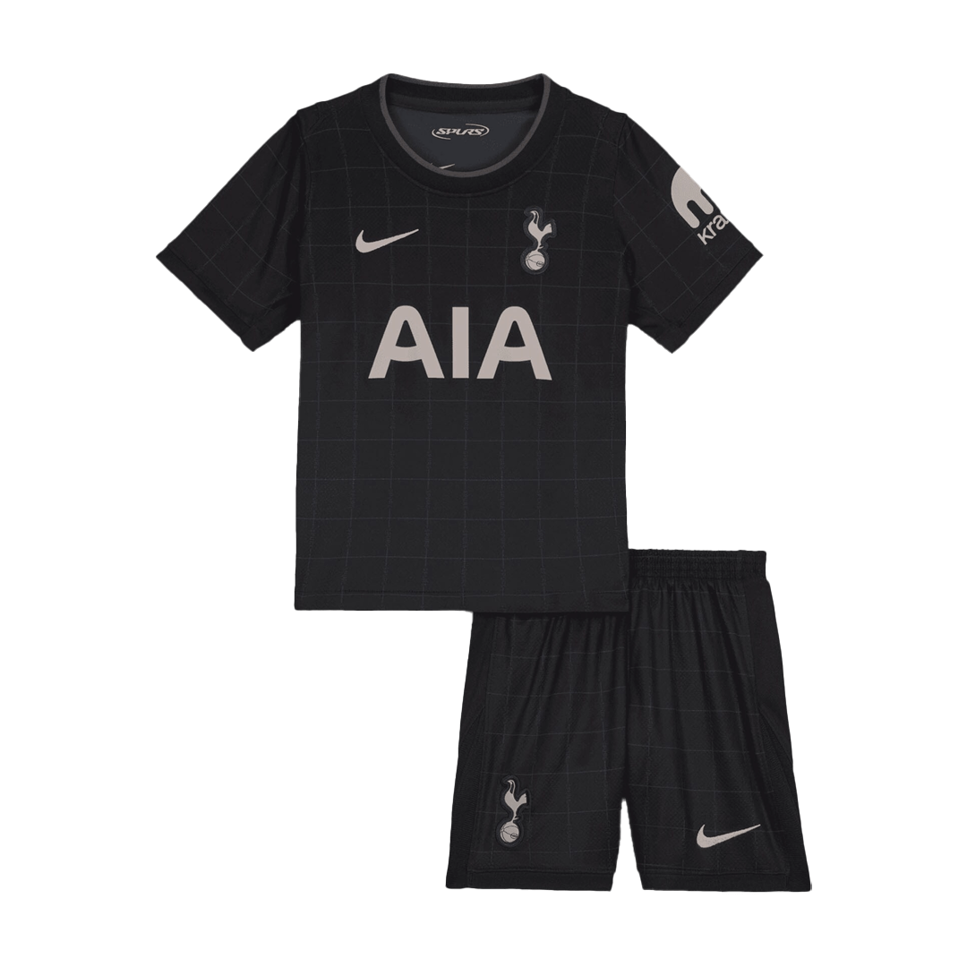 Tottenham Hotspur Extérieur Maillot Kit 2025/26 Enfant Noir
