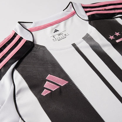 Juventus Domicile Maillot 2025/26 Noir&Blanc Grande Taille