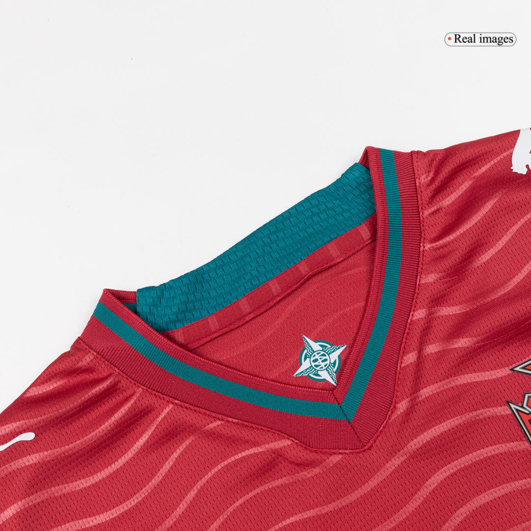 RONALDO #7 Portugal Domicile Maillot Kit 2026 Enfant Rouge - Super