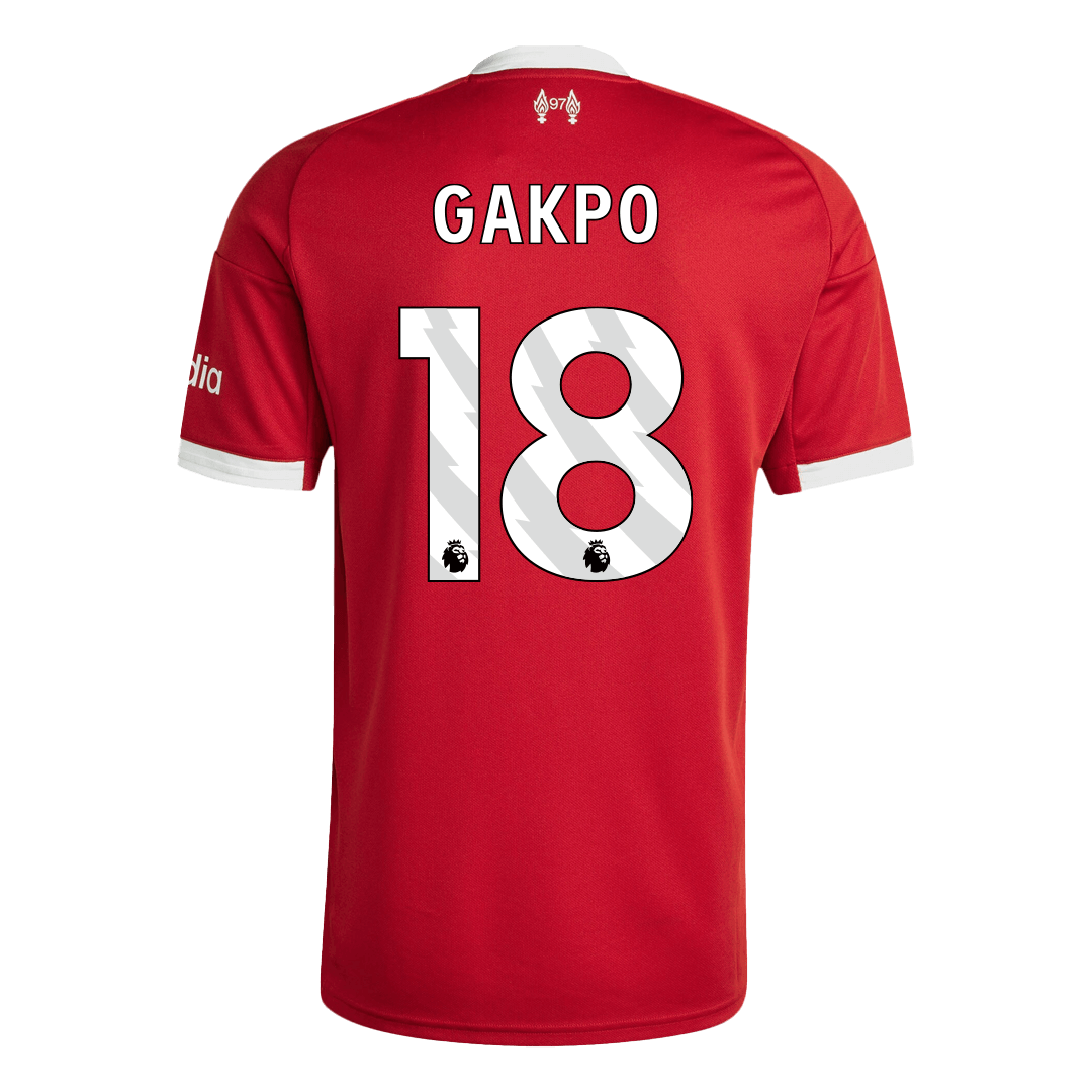 GAKPO #18 Liverpool Domicile Maillot 2025/26 Rouge