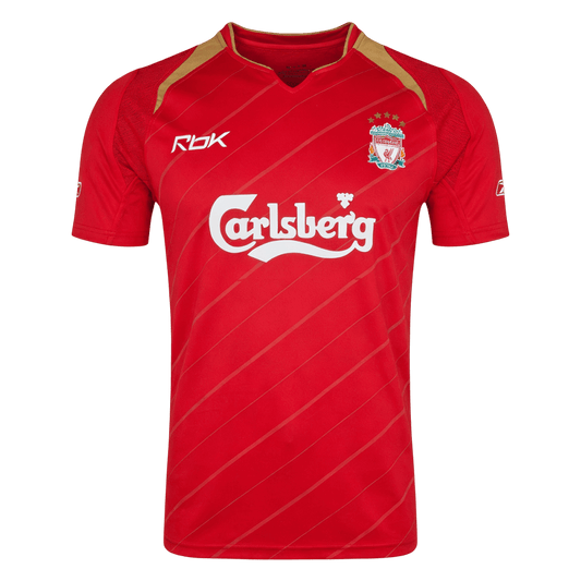 Retro Liverpool Domicile Maillot 2005/06 Rouge