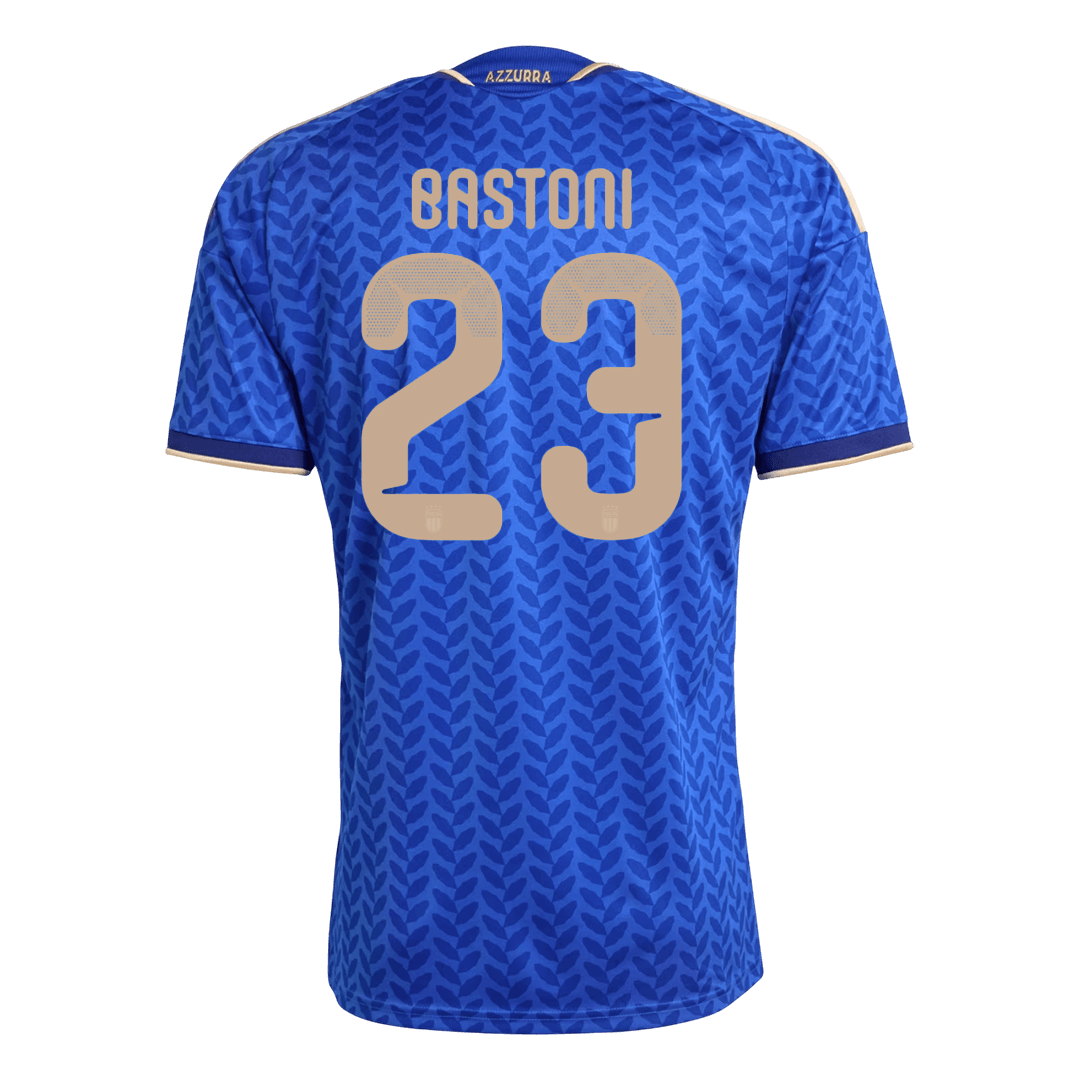BASTONI #23 Italie Domicile Maillot 2026 Bleu - Super