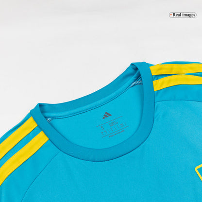 Espagne Gardien Maillot 2026 Bleu Grande Taille